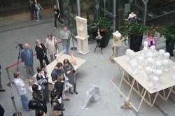Wernisaż rzeźby- Atrium budynku Altus