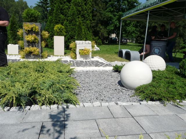Ogród zaprojektowany i wykonany przez studentów WST przy współpracy firmy novum w Parku Śląskim