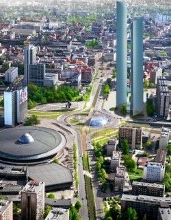 Silesia Towers - Projekty Studentów WST na budynek przy Rondzie w Katowicach
