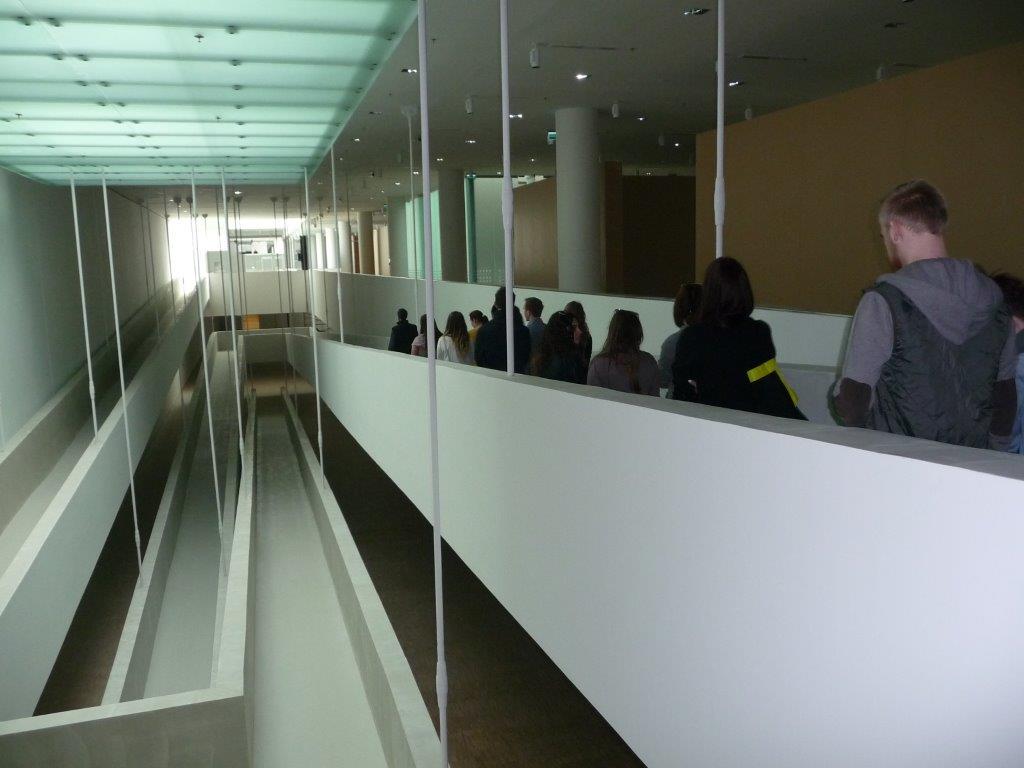 studenci WST na terenie NOWEJ SIEDZIBY MUZEUM SLASKIEGO w Katowicach