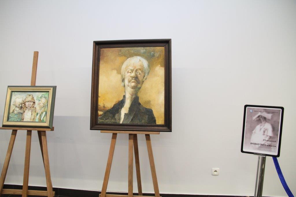 Wystawa obrazów Jerzego Dudy Gracza