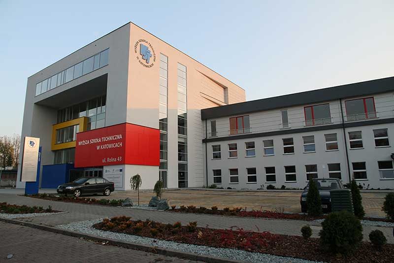 Siedziba główna Wyższej Szkoły Technicznej w Katowicach