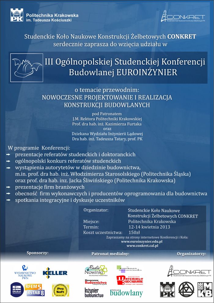 III Ogólnopolska Studencka Konferencja Budowlana Euroinżynier