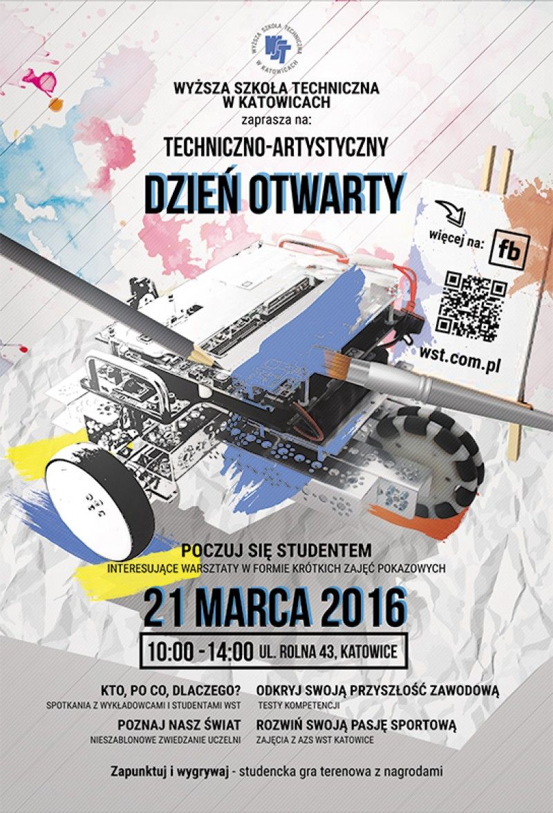 Techniczno – Artystyczny Dzień Otwarty Wyższej Szkoły Technicznej w Katowicach