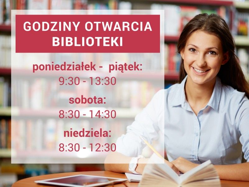 Godziny funkcjonowania czytelni  i biblioteki WST  w roku akademickim 2017/2018