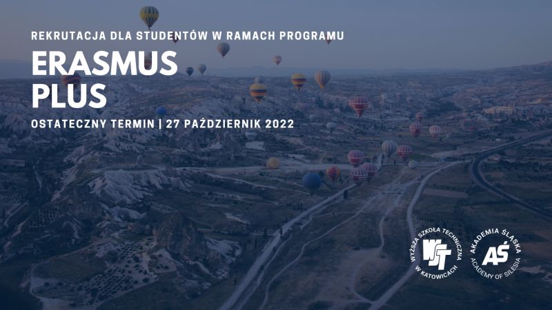 Rekrutacja przedłużona dla Studentów na wyjazd w ramach programu Erasmus+